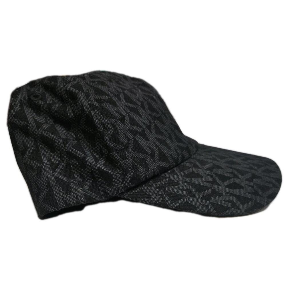 Michael Kors Signature MK Logo Canvas Baseball Cap 1 Size Adjustable New W/Tag - Picture 4 of 12